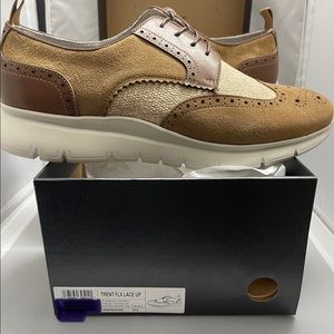BNIB Kenneth Cole Trent FLX Lace up Tobacco Combo